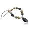 Large Certified Authentic Navajo .925 Sterling Silver Natural Black Onyx Jasper Native American Necklace 390645368639