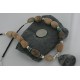 Large Certified Authentic Navajo .925 Sterling Silver Natural Boulder Turquoise Jasper Native American Necklace 15432-7