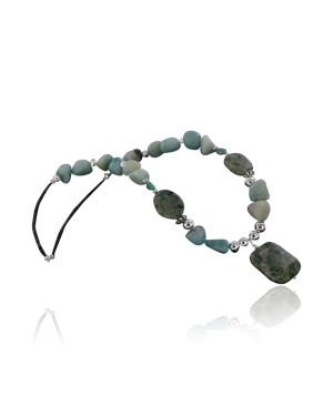 Large Certified Authentic Navajo .925 Sterling Silver Natural Turquoise Agate Jasper Native American Necklace 370888238961