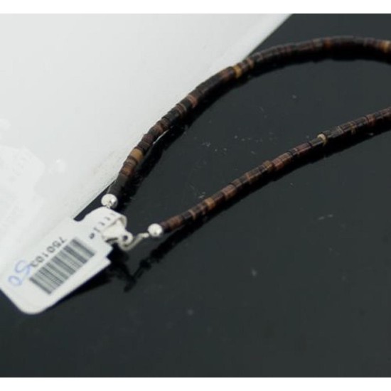 Large Certified Authentic Navajo .925 Sterling Silver Natural Turquoise and Amethyst Native American Necklace 750103-50