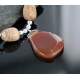 Large Certified Authentic Navajo .925 Sterling Silver Natural Turquoise and Carnelian Native American Necklace 15760-19