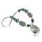 Large Certified Authentic Navajo .925 Sterling Silver Natural Turquoise Jasper Agate 0874 Native American Necklace 18108-94