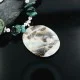 Large Navajo .925 Sterling Silver Natural Turquoise Jasper Agate 0874 Native American Necklace 18108-94 Large Navajo .925 Sterling Silver Natural Turquoise Jasper Agate 0874 Native American Necklace 18108-94