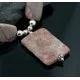 Large Navajo .925 Sterling Silver Natural Turquoise Jasper Native American Necklace 15273-29