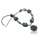 Large Certified Authentic Navajo .925 Sterling Silver Natural Turquoise Jasper Native American Necklace 390645405887
