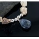 Large Certified Authentic Navajo .925 Sterling Silver Natural Turquoise Lapis Native American Necklace 390653304055
