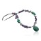 Large Certified Authentic Navajo .925 Sterling Silver Turquoise and Amethyst Native American Necklace 371130569899