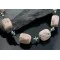 Large Navajo .925 Sterling Silver Turquoise and Jasper Native American Necklace 750102-41