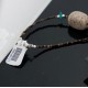 Large Certified Authentic Navajo .925 Sterling Silver Turquoise and Jasper Native American Necklace 750102-41