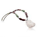 Large Certified Authentic Navajo .925 Sterling Silver White Howlite Jasper Native American Necklace 15501-4