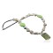Large Certified Authentic Navajo Native .925 Sterling Silver White Howlite and Gaspeite Native American Necklace 390582334976