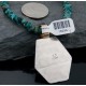 Large Handmade Bear RARE Certified Authentic Navajo Native .925 Sterling Silver Gold Filled Turquoise Native American Necklace 370789163269