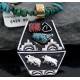 Large Handmade Bear RARE Certified Authentic Navajo Native .925 Sterling Silver Gold Filled Turquoise Native American Necklace 370789163269