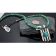 Large Handmade Certified Authentic Navajo .925 Sterling Silver and 12kt Gold Filled Turquoise Native American Necklace 370801544077 Large Handmade Certified Authentic Navajo .925 Sterling Silver and 12kt Gold Filled Turquoise Native American Necklace 370801544077