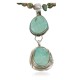 Large Handmade Certified Authentic Navajo .925 Sterling Silver BATTLE Mountian Turquoise Native American Necklace 390687450093