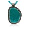 Large Handmade Certified Authentic Navajo .925 Sterling Silver Turquoise Native American Necklace 15754