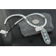 Large Handmade Certified Authentic Navajo .925 Sterling Silver Turquoise Native American Necklace 370922123729