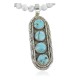 Large Handmade Certified Authentic Navajo .925 Sterling Silver Turquoise Native American Necklace 370922123729