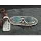 Large Handmade Certified Authentic Navajo .925 Sterling Silver Turquoise Native American Necklace 370922448473