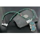 Large Handmade Certified Authentic Navajo .925 Sterling Silver Turquoise Native American Necklace 370928553310