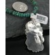 Large Handmade Certified Authentic Navajo .925 Sterling Silver Turquoise Native American Necklace 370928553310