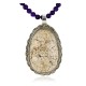 Large Handmade Certified Authentic Navajo .925 Sterling Silver WHITE Turquoise Native American Necklace 370982758302