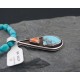 Large Handmade Certified Authentic Navajo Native .925 Sterling Silver Turquoise and Spiny Oyster Native American Necklace 370801014475