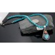 Large Handmade Certified Authentic Navajo Native .925 Sterling Silver Turquoise and Spiny Oyster Native American Necklace 370801014475