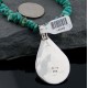Large Handmade Certified Authentic Navajo Native .925 Sterling Silver Turquoise Native American Necklace 390567637764