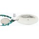 Large HANDMADE Certified Authentic Navajo Nickel CORAL and Turquoise Native American Necklace 371115142357