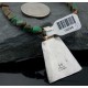 Large Handmade Kokopelli Certified Authentic Navajo Native .925 Sterling Silver Gold Filled Turquoise Native American Necklace 390583143487