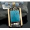 Large Handmade LeafCertified Authentic Navajo .925 Sterling Silver 12kt Gold Filled Turquoise 0384 Native American Necklace 370797836041