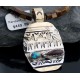 Large Handmade Mountain Certified Authentic Navajo .925 Sterling Silver 12kt Gold Filled Turquoise Native American Necklace 390597840899