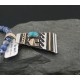 Large Handmade Village Certified Authentic Navajo .925 Sterling Silver 12kt Gold Filled Turquoise Native American Necklace 370806111334