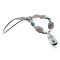Large Inlay KACHINACertified Authentic Navajo .925 Sterling Silver Turquoise and Jasper Native American Necklace 390614371977