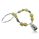 Large Inlay KACHINACertified Authentic Navajo .925 Sterling Silver Turquoise and Yellow Agate Native American Necklace 390616858886