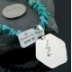 Large Real Handmade Certified Authentic Navajo Native .925 Sterling Silver Turquoise Native American Necklace 370787359655