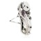 Leaf Navajo .925 Sterling Silver Certified Authentic Handmade White Howlite Native American Ring Size 8  13116-1