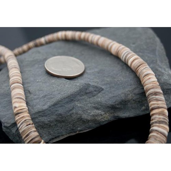 Navajo Native .925 Sterling Silver Graduated Heishi Spiny Oyster and Turquoise Native American Necklace 15560-9 Navajo Native .925 Sterling Silver Graduated Heishi Spiny Oyster and Turquoise Native American Necklace 15560-9
