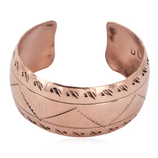 Mountain Handmade Navajo Certified Authentic Pure Copper Native American Bracelet 12955-5