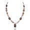 Natural Turquoise and Agate and Jasper .925 Sterling Silver Certified Authentic Navajo Native American Necklace 390918057663