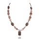 Natural Turquoise and Agate and Jasper .925 Sterling Silver Certified Authentic Navajo Native American Necklace 390918057663