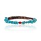 Natural Turquoise and Coral Navajo Native American Adjustable Wrap Bracelet 22131 Natural Turquoise and Coral Navajo Native American Adjustable Wrap Bracelet 22131