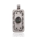 Natural Turquoise Nickel Pendant NB151224223307