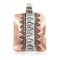 Navajo .925 Sterling Silver Certified Authentic Bear Handmade Pure Copper Native American Necklace 17036