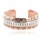 Navajo .925 Sterling Silver Certified Authentic Handmade Native American Pure Copper Bracelet 13055-3