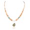 Navajo .925 Sterling Silver Certified Authentic Natural Graduated Spiny Oyster and Turquoise Native American Necklace 16061-1
