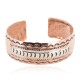 Navajo .925 Sterling Silver Hammered Certified Authentic Handmade Native American Pure Copper Bracelet 13055-6