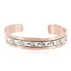 Navajo .925 Sterling Silver Handmade Bear paw Pure Copper Native American Bracelet 18128-2 Navajo .925 Sterling Silver Handmade Bear paw Pure Copper Native American Bracelet 18128-2