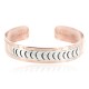 Navajo .925 Sterling Silver Handmade Certified Authentic Pure Copper Native American Bracelet 18136 Navajo .925 Sterling Silver Handmade Certified Authentic Pure Copper Native American Bracelet 18136
